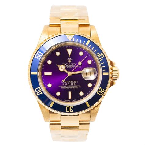 purple dial rolex submariner|rolex submariner m124060.